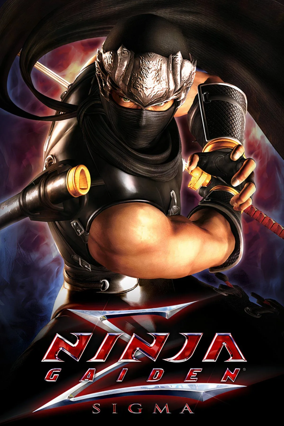 Ryu Hayabusa, ninja huyền thoại trong Ninja Gaiden, đứng trên vách núi giữa kẻ thù