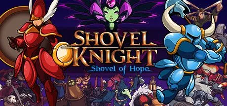 Shovel Knight: Treasure Trove với nhân vật chính cầm xẻng chiến đấu