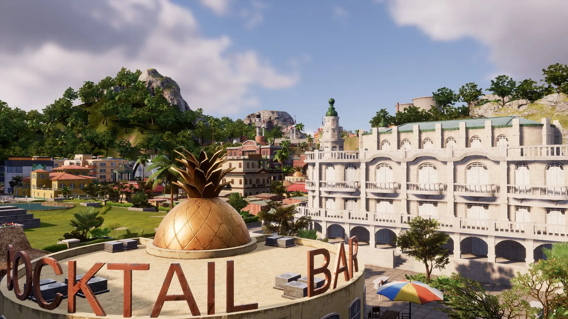 Sự đa dạng về kiến trúc và cơ sở hạ tầng trong thành phố của game Tropico 6