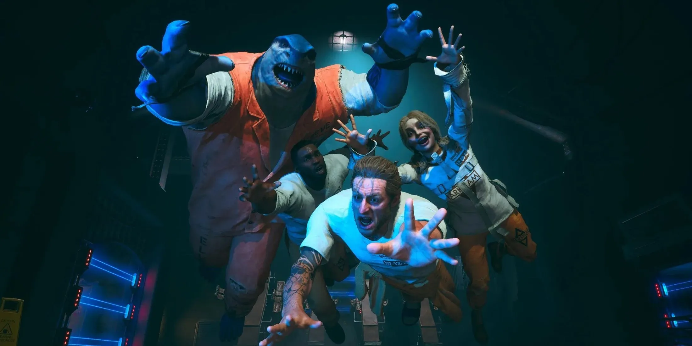 Suicide Squad: Kill the Justice League đang chiến đấu chống lại một thành viên Justice League, thể hiện phong cách hành động của game