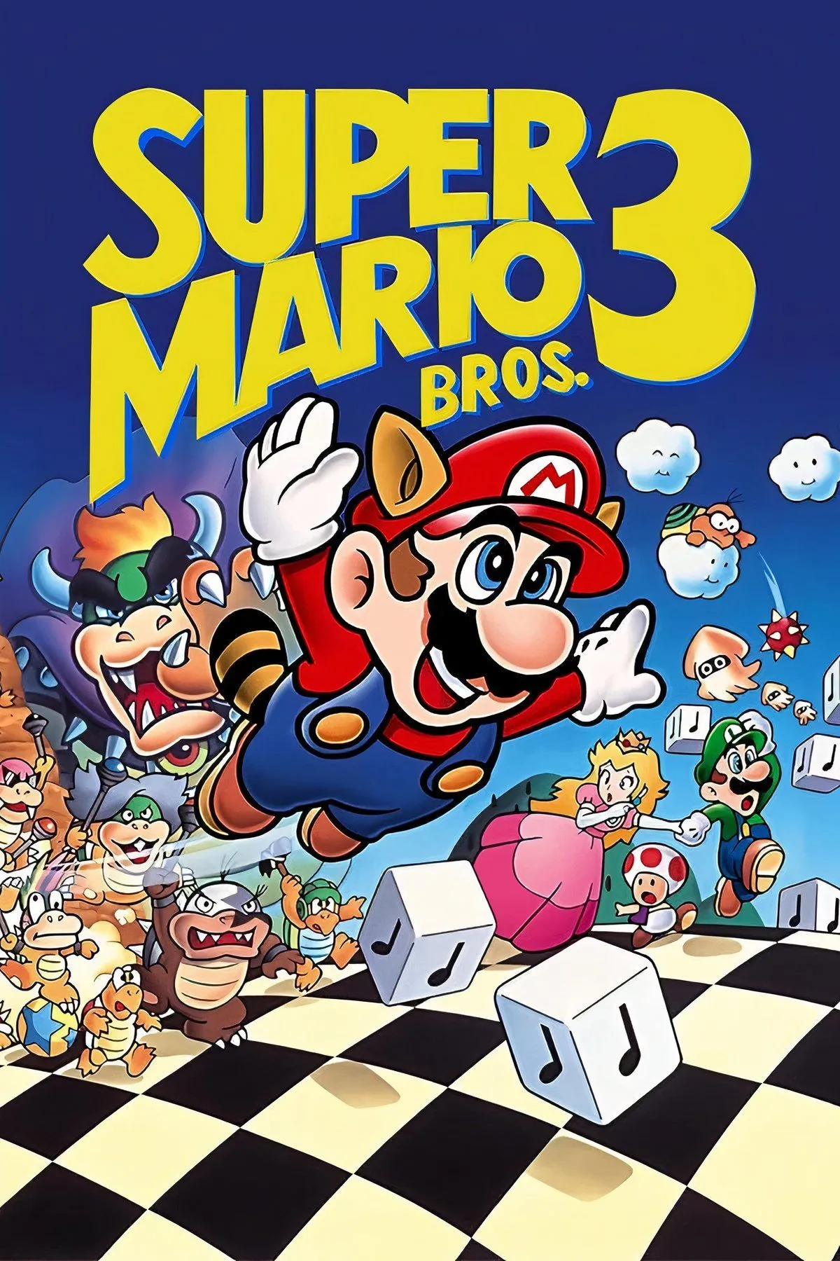Super Mario Bros. 3 - Tập hợp các cảnh gameplay và bìa game kinh điển