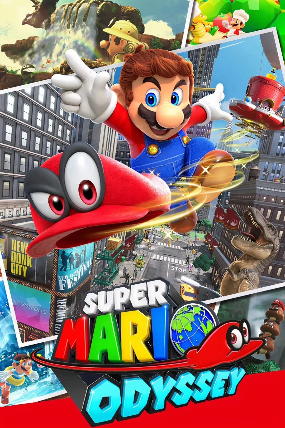 Super Mario Odyssey Cover Art