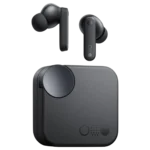 Tai nghe CMF Buds by Nothing màu vàng cùng hộp sạc đặc trưng