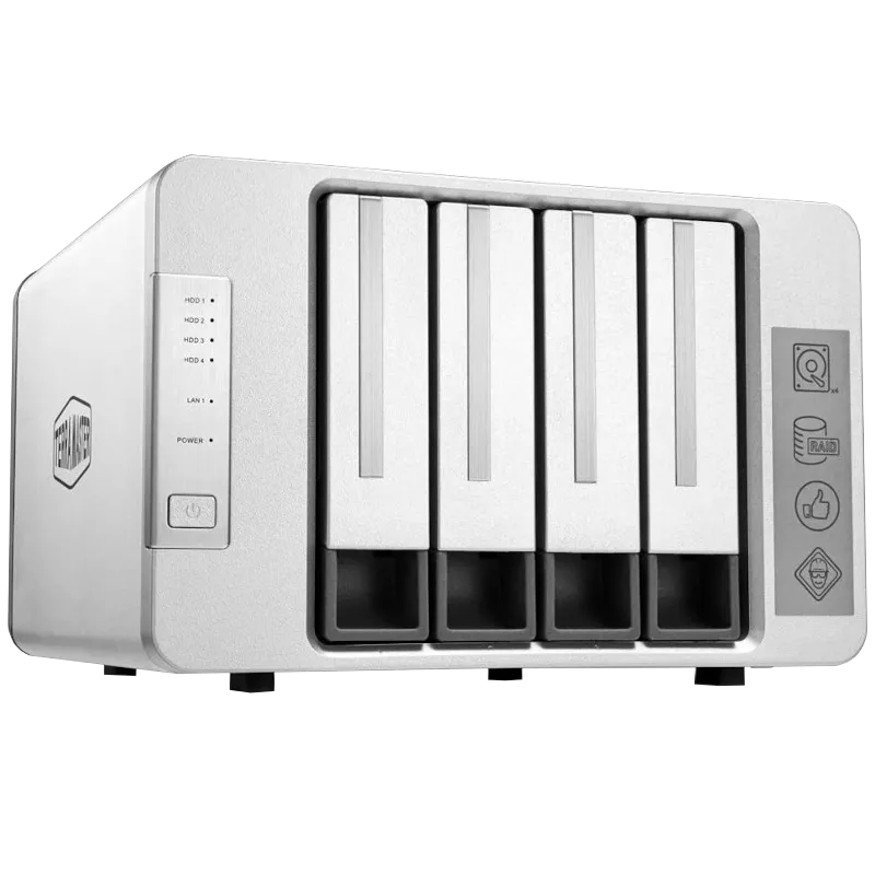 Thiết bị lưu trữ mạng NAS TerraMaster F4-210 với 4 khay ổ đĩa