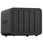 Thiết bị NAS TerraMaster F4-424 Max với thiết kế trong suốt và các khay ổ đĩa