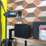 Thiết bị NAS TerraMaster và camera an ninh Obsbot cho hệ thống giám sát Frigate