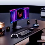 Thiết kế màn hình chơi game cong LG UltraGear OLED với độ cong 800R