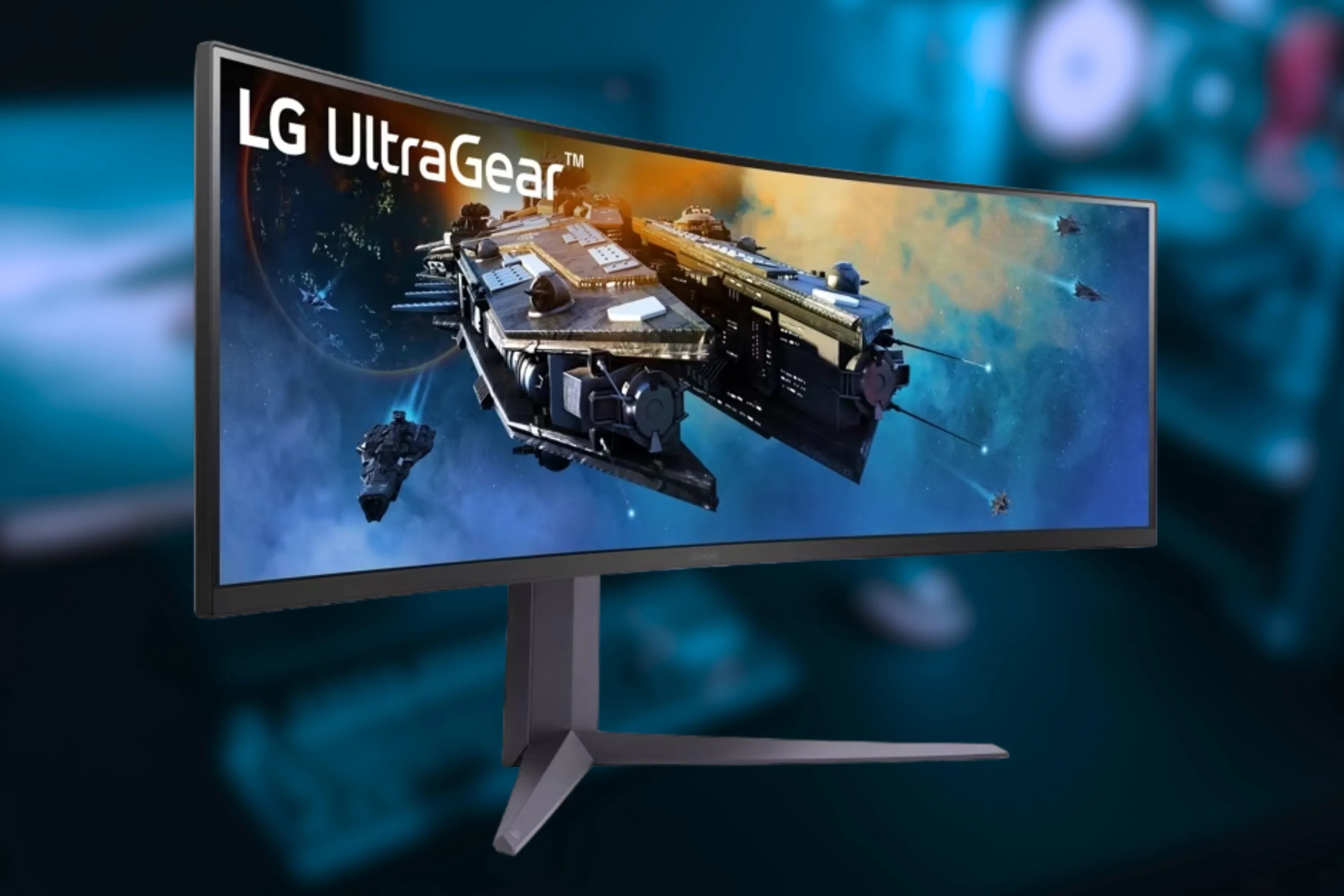 Thiết kế màn hình chơi game LG 45GR65DC-B với độ cong 1500R