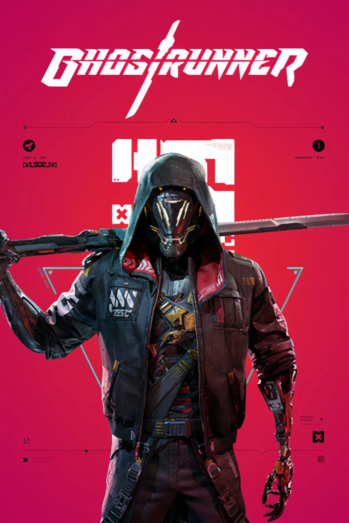 Tia chớp Ghostrunner né đạn và tấn công kẻ thù trong bối cảnh cyberpunk
