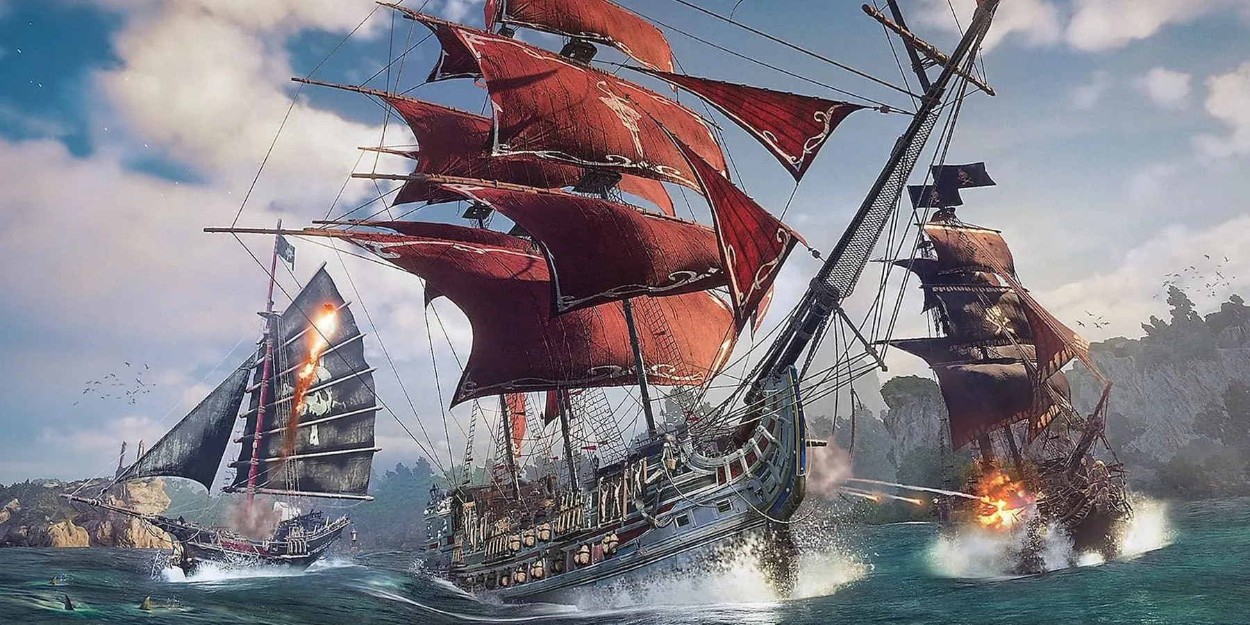 Toàn bộ các loại tàu có thể chế tạo trong Skull &amp; Bones, cho thấy sự đa dạng của các lựa chọn phương tiện