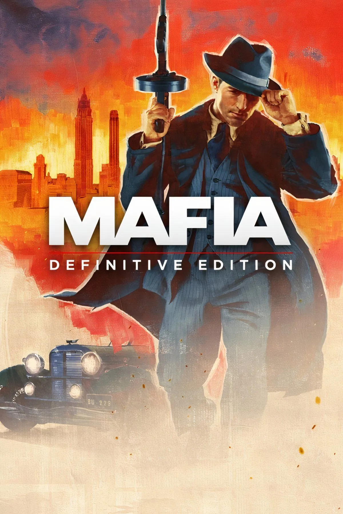 Tommy Angelo trong Mafia: Definitive Edition, bối cảnh thành phố Lost Heaven được làm lại chi tiết.
