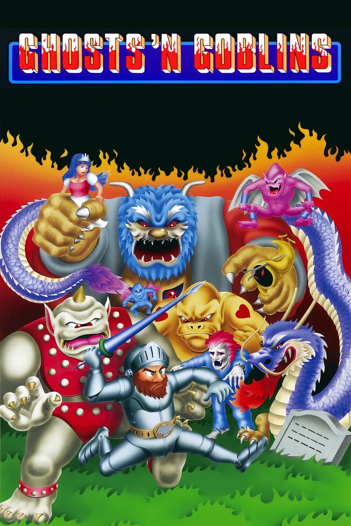 Tổng hợp hình ảnh trong game Ghosts 'n Goblins
