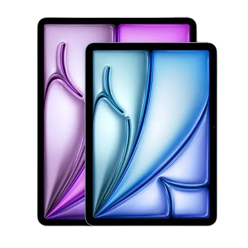 Tổng quan thiết kế tinh tế của Apple iPad Air, thể hiện sự mỏng nhẹ.
