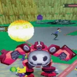 Tron Bonne trong The Misadventures of Tron Bonne đang điều khiển các Server Bot