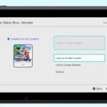 Tùy chọn Mượn cho Thành viên Gia đình trên màn hình Virtual Game Cards Nintendo Switch
