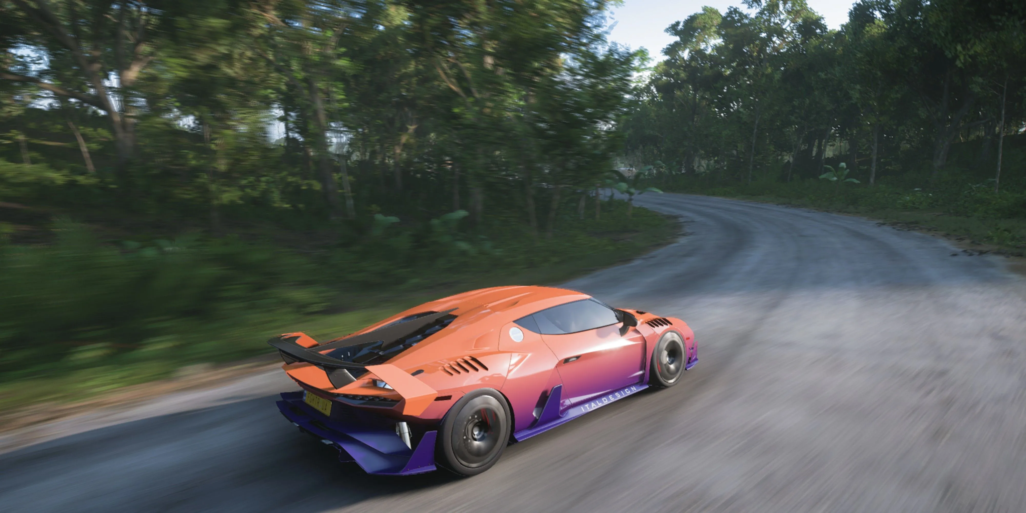 Xe thể thao Italdesign Zerouno trên đường đua Forza Horizon 5